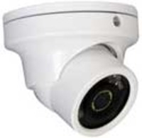 Weather/Vandal Resistant Miniature Color Cameras with IR LEDs, 34mm lens, White Housing