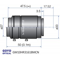 2/3-inch Format 10 Megapixel Lens